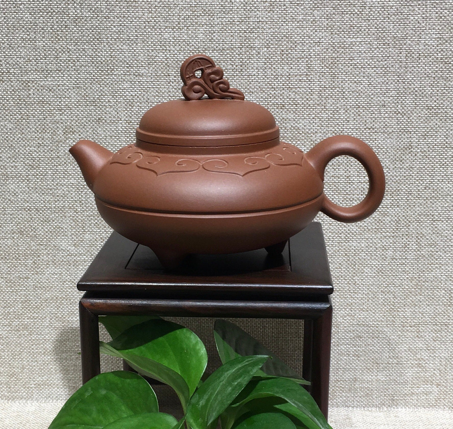 Zisha teapot Bao Quan, handmade by Artist Level 1, Cao Yanping (L1-2012) ZI NI - OVP Tea