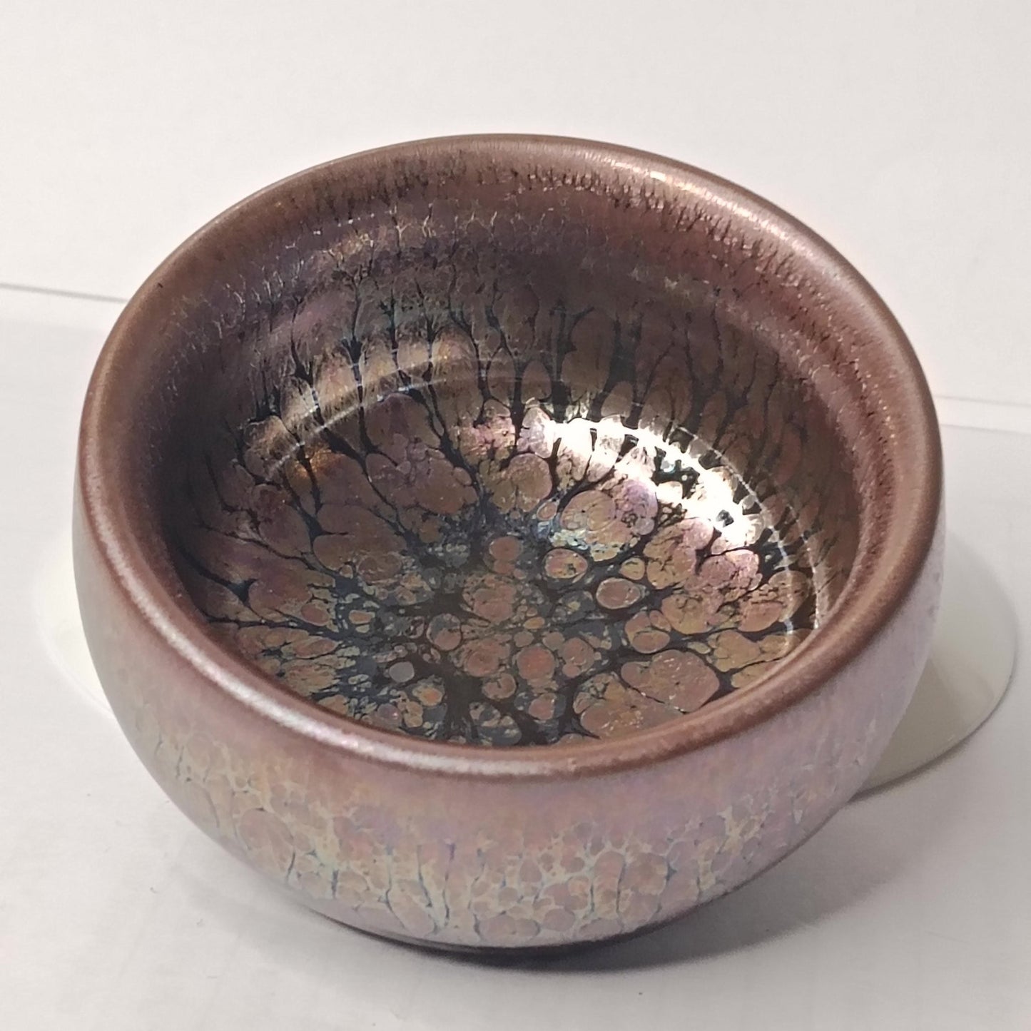 Premium Jianzhan (Tenmoku) Tea Bowls, Jian Ware, Pink Succulent 建盏 品茗茶碗 粉花 小禅定 - OVP Tea