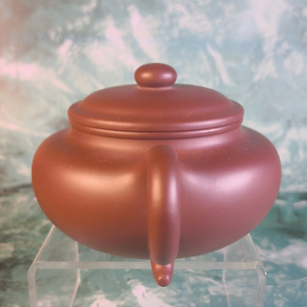 Zisha teapot Fang Gu, handmade by Studio Craftsmanship HONG Wei,Zi Ni - OVP Tea