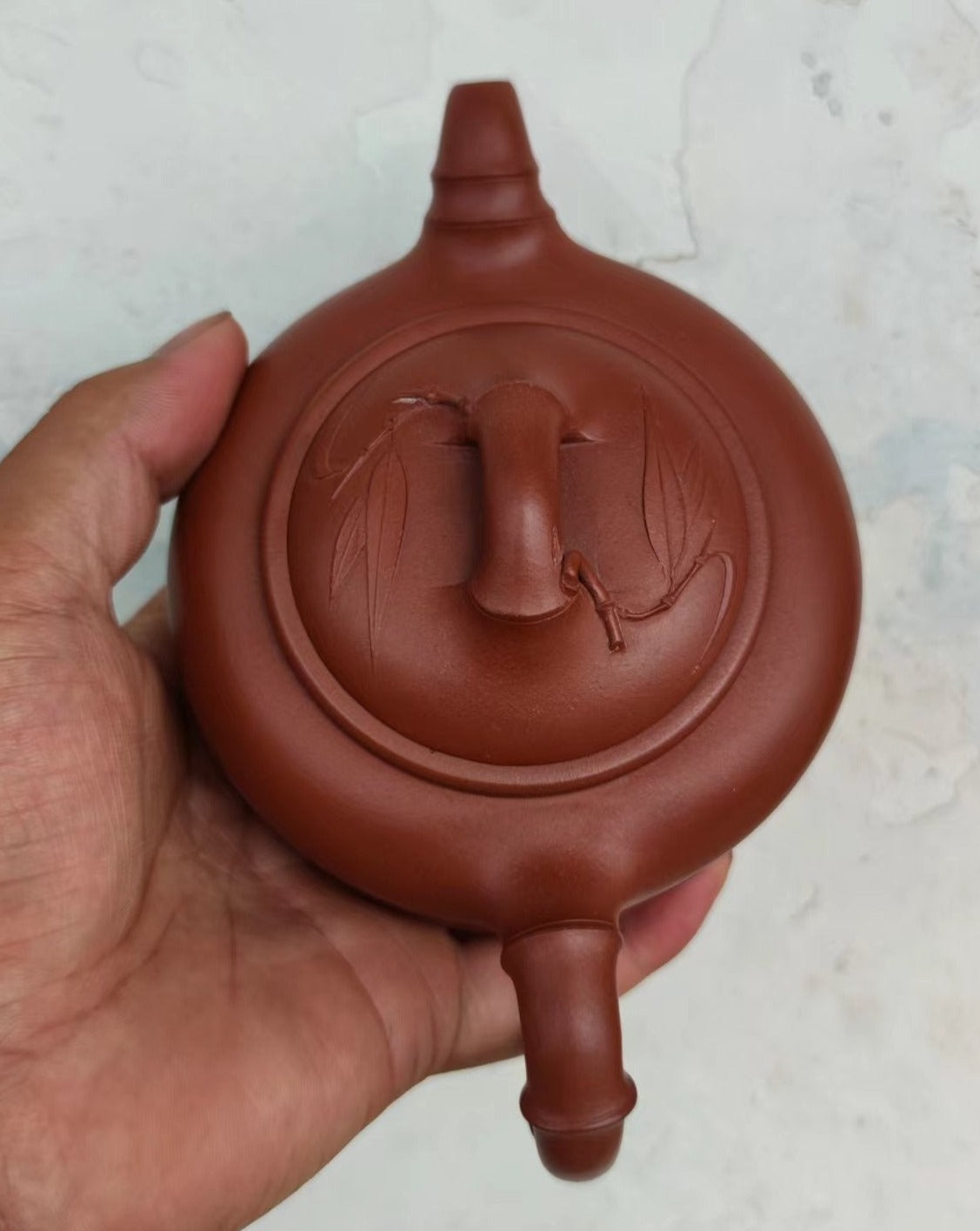 Zisha teapot Bamboo Drum supervised by Artist Level 1, FAN Wei-Qun (L1-2012) Zi Ni - OVP Tea
