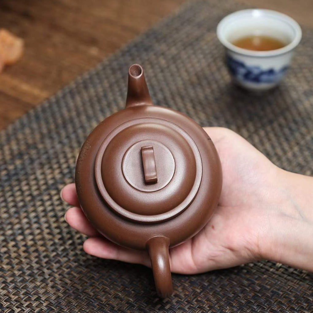 Zisha teapot Yun Qiao, handmade by artist Level 3, YANG Fei(L3-2021)Zi Ni - OVP Tea