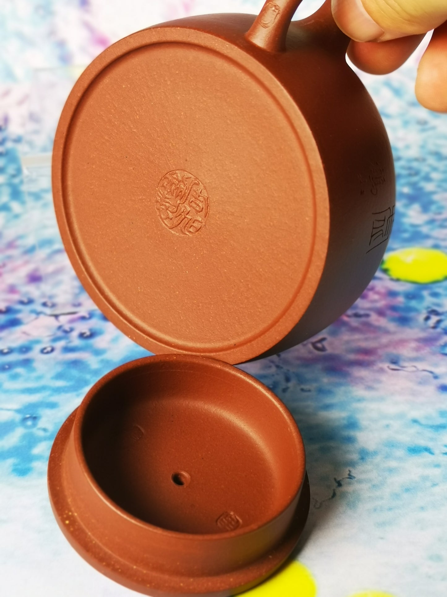Zisha teapot Shuang Bian, handmade by Studio Craftsmanship, Zi Ni - OVP Tea