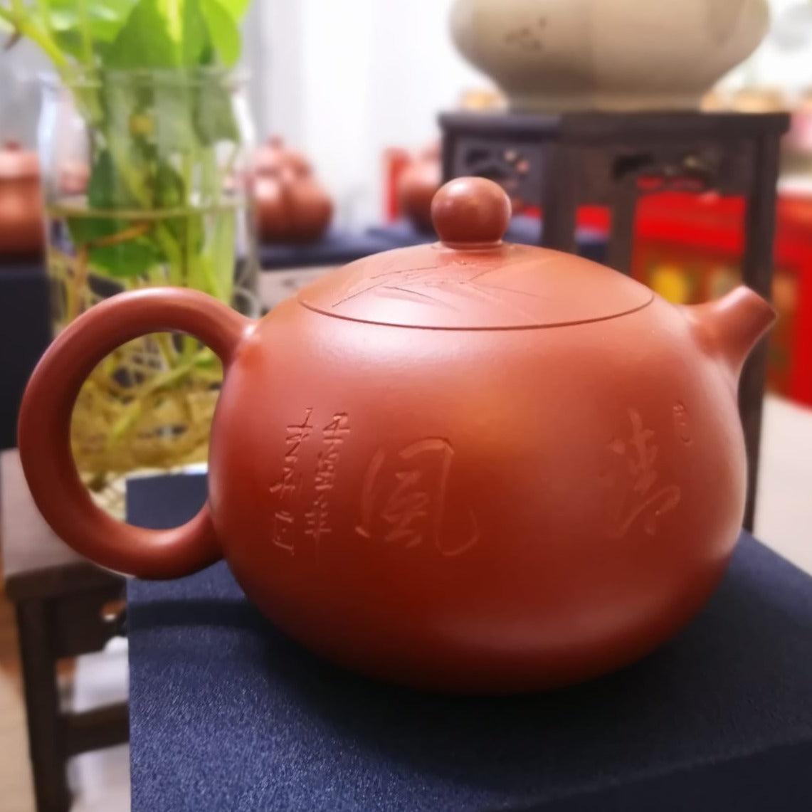 Zisha teapot Xi Shi, handmade by Studio Craftsmanship,Zu Ni - OVP Tea