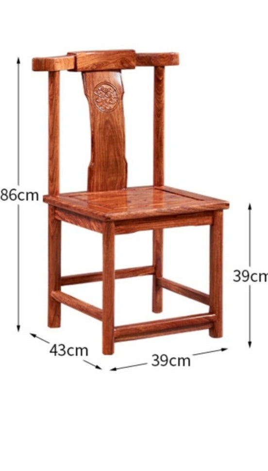 African rosewood Tea Table Set - OVP Tea