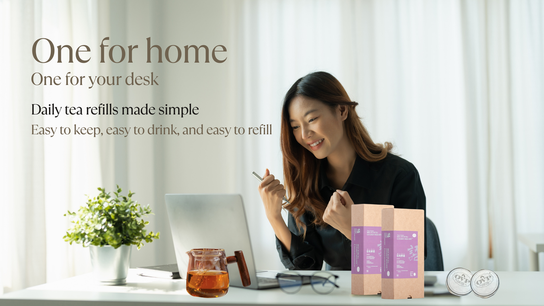 OVP Daily Refill Pair with one box for home and one for desk