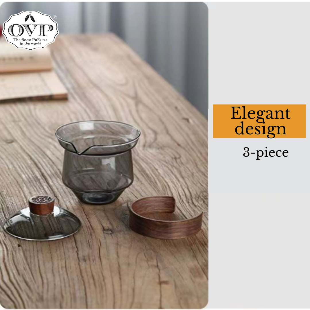 Borosilicate glass Tea Brewing Set 2-in-1 (250ml) - OVP Tea