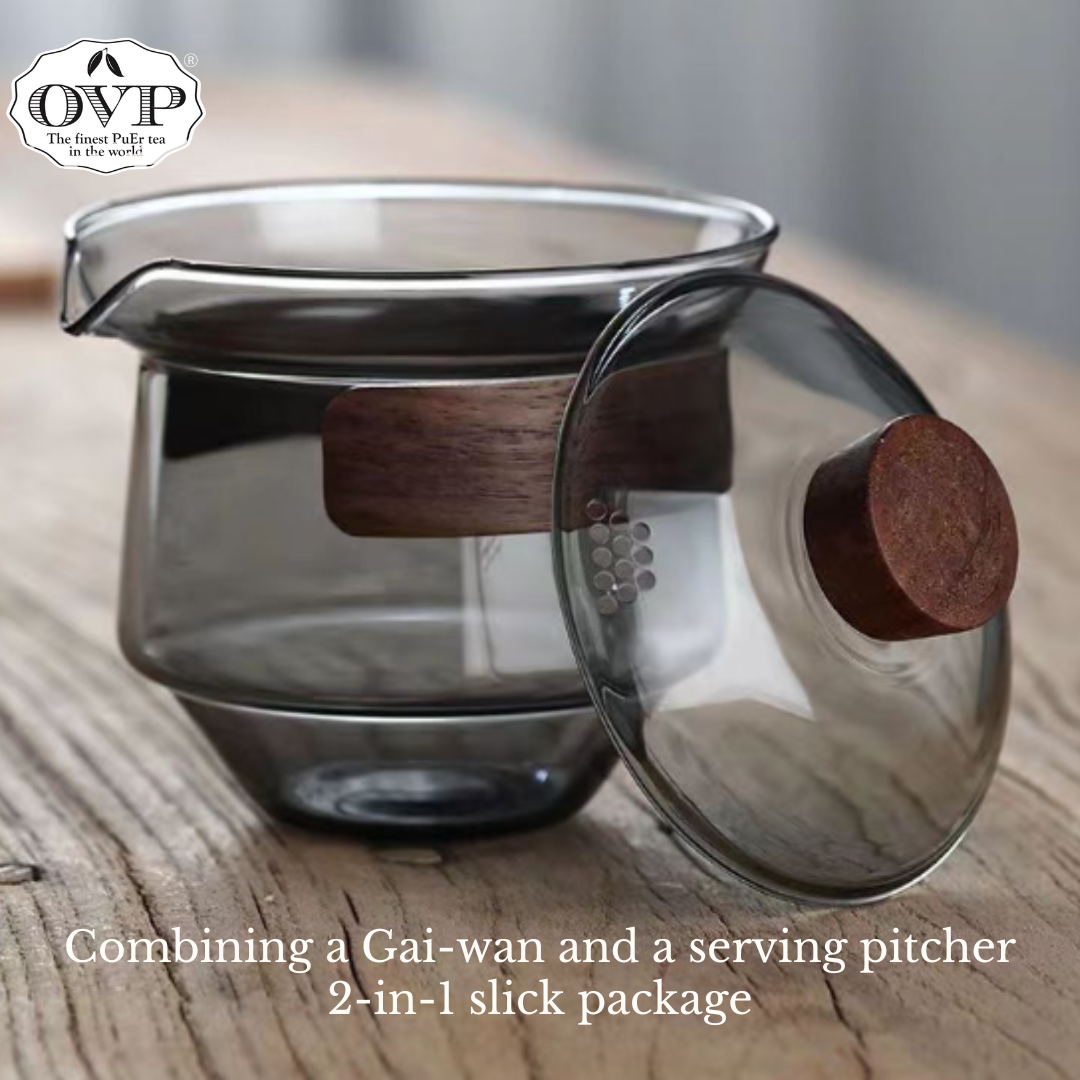 Borosilicate glass Tea Brewing Set 2-in-1 (250ml) - OVP Tea
