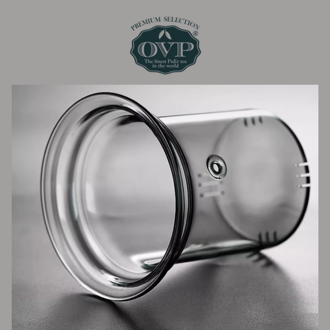 OVP Borosilicate Glass Teapot with Walnut Handle (530ml) - OVP Tea