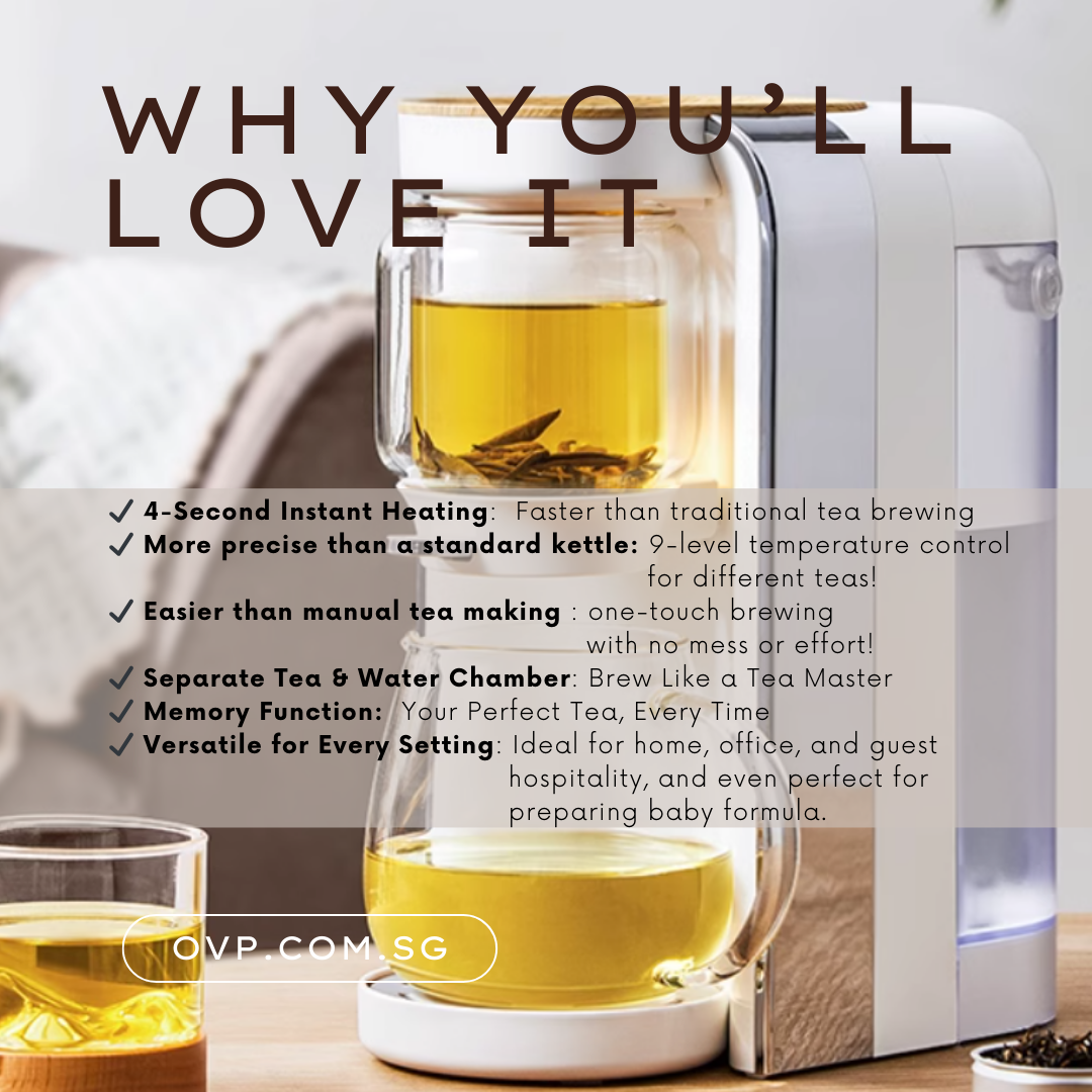 FREE Instant Hot Brew Tea Maker with 12-mth OVP Tea Subscription Plan - OVP Tea