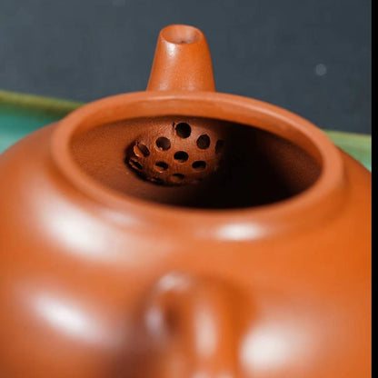 ZISHA TEAPOT FEI YUN, HANDMADE BY STUDIO CRAFTSMANSHIP MENG Lan  Zhu Ni - OVP Tea