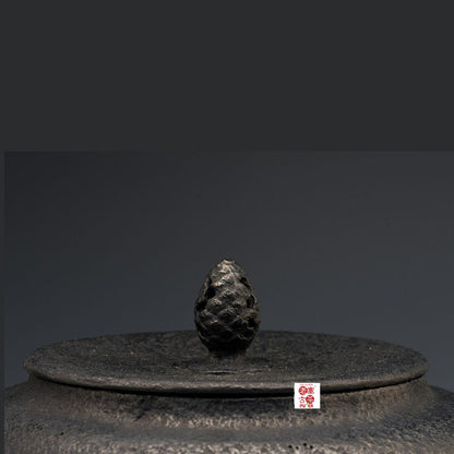 Kokonoe Gata Shape Japan Tetsubin Iron Kettle by Koizumi Nizaemon XI