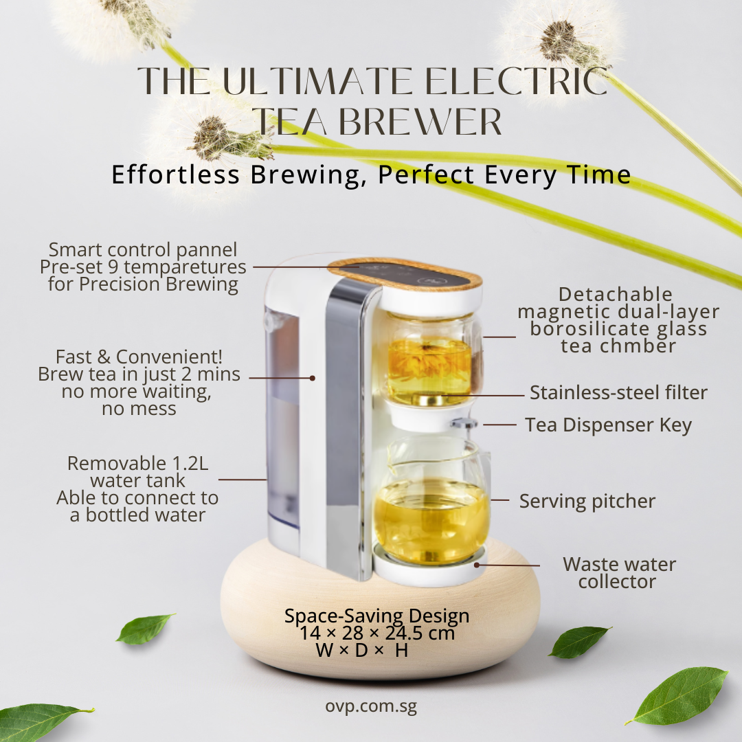 FREE Instant Hot Brew Tea Maker with 12-mth OVP Tea Subscription Plan - OVP Tea