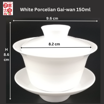 OVP No-Burn Porcelian Gaiwan – Flared Rim, Smart Airflow, Effortless Control - OVP Tea