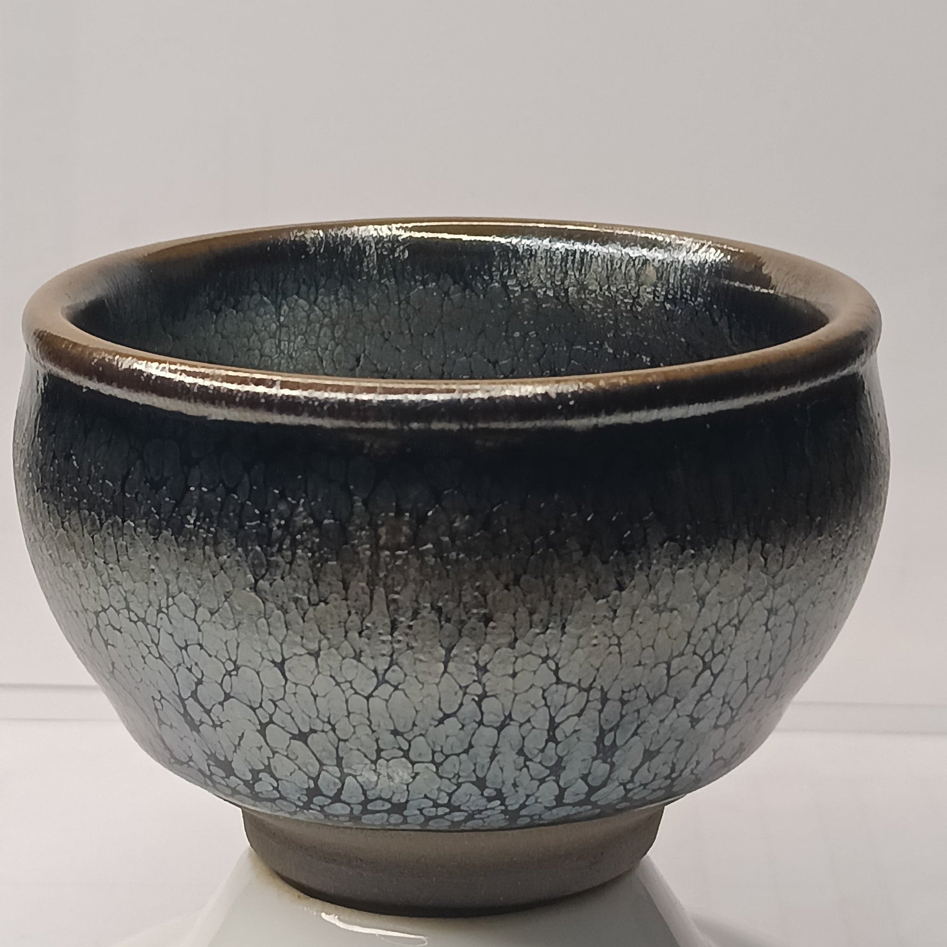 Premium Jianzhan (Tenmoku) Tea Bowls, Jian Ware, Celestial Serenity 建盏 品茗茶碗 小圆满 束口盏 - OVP Tea