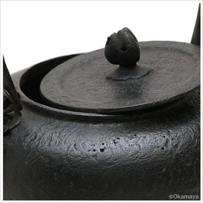 Yuzu Gata Shape Japan Tetsubin Iron Kettle by Koizumi Nizaemon XI - OVP Tea