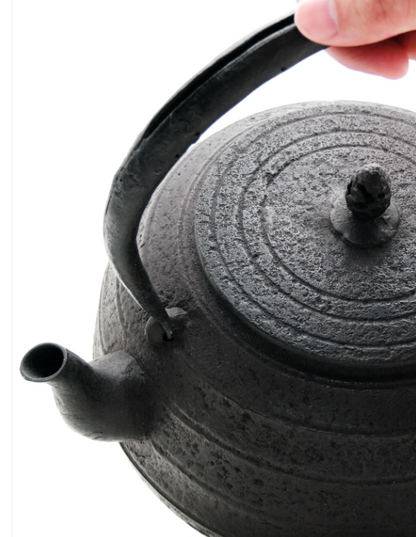 Mentori Tamabuchi Higashiyama Gata Shape Japan Tetsubin Iron Kettle by Koizumi Nizaemon XI