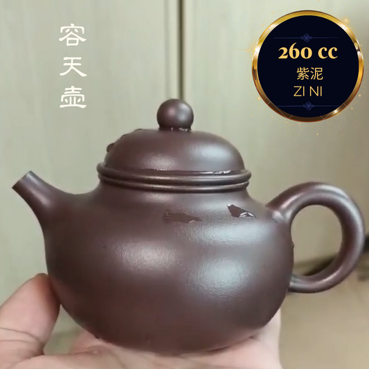 Zisha teapot RONG TIAN, handmade by Studio Craftsmanship, LUI Pei, Zi Ni - OVP Tea
