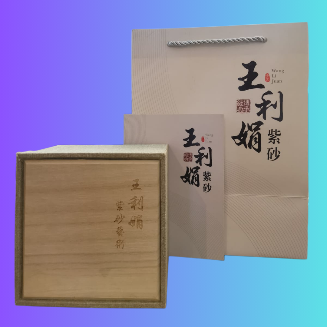 ZISHA TEAPOT SHI PIAO, HANDMADE BY ARTIST LEVEL 3, WANG LI-JUAN（L3-2019）Zi Ni - OVP Tea