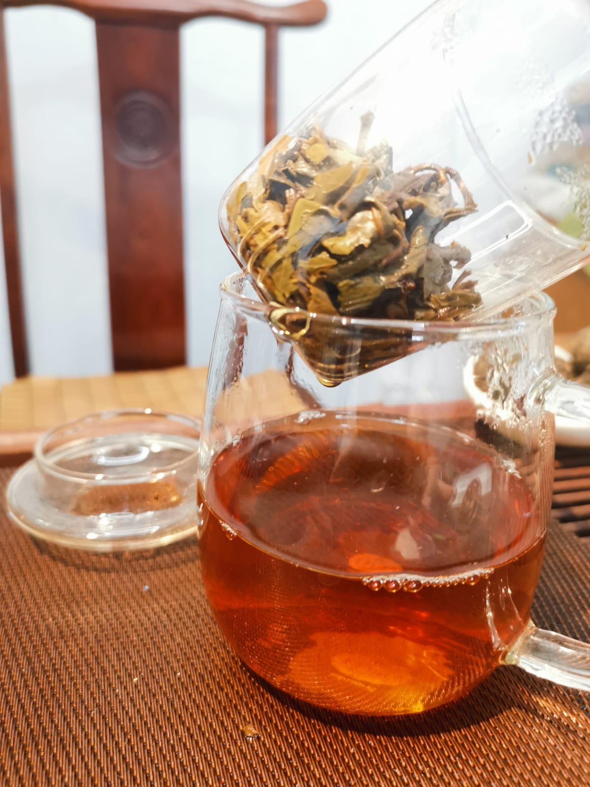 ENCHANTED BEAUTY® Old Village Sheng PuEr 2011 vintage Dragon Peals 12s a box - OVP Tea