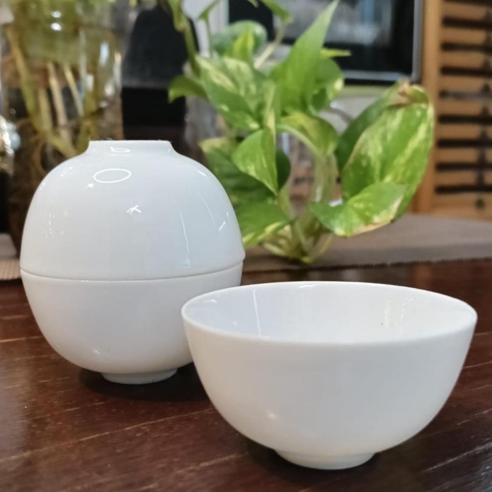 White Porcelain Ruochen'uo (Ping Pong Cup) – A Masterpiece of Traditional Chinese Tea Ware - OVP Tea