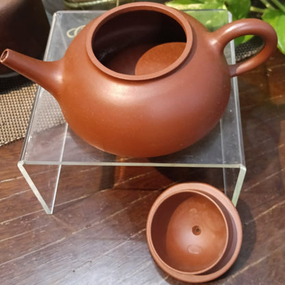 ZISHA TEAPOT ZHU NI DOU LI, HANDMADE BY STUDIO CRAFTSMANSHIP, LIU JIAN-MING, Zi Ni - OVP Tea