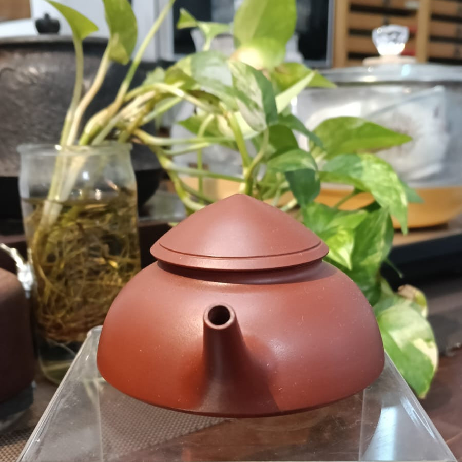 ZISHA TEAPOT ZHU NI DOU LI, HANDMADE BY STUDIO CRAFTSMANSHIP, LIU JIAN-MING, Zi Ni - OVP Tea