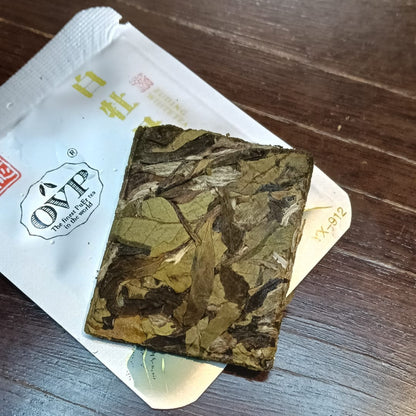Peony Fairy™ Fu Ding White Tea 1823, Bai Mu Dan, Vintage 2018 – 10 Mini Tea Bricks Gift Box