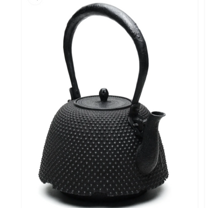 Araremon Nanbugata Shape Japan Tetsubin Iron Kettle by Koizumi Nizaemon XI
