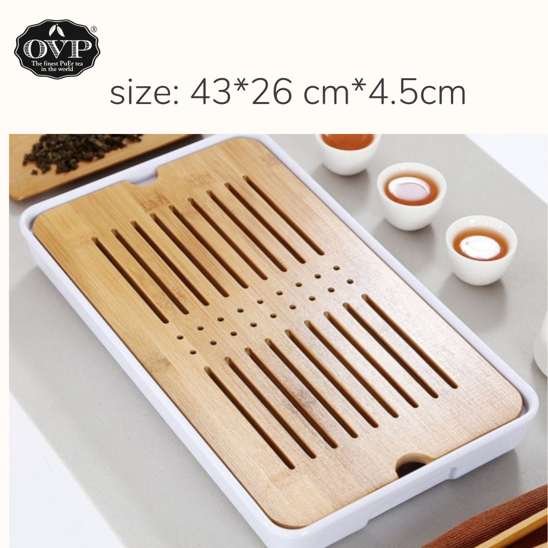 Tea Brewing tray, Bamboo - OVP Tea