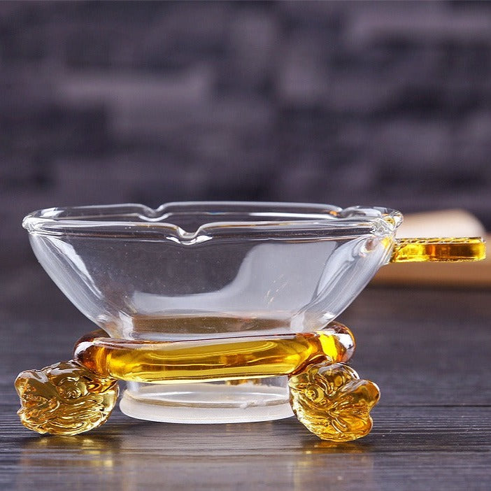 Old Village PuEr Tea Borosilicate Glass Filter with Stand - OVP Tea