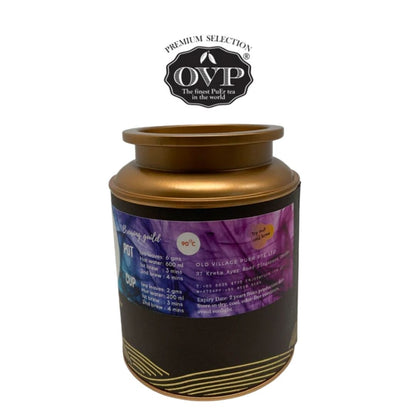 FRESH FUSION® Award-Winning Old Village Sheng PuEr Loose Tea in Gift Tin - OVP Tea