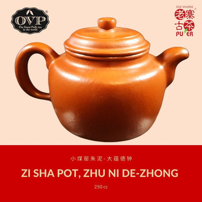 Zisha teapot Zhu Ni De Zhong, handmade by Studio Craftsmanship,Zu Ni - OVP Tea