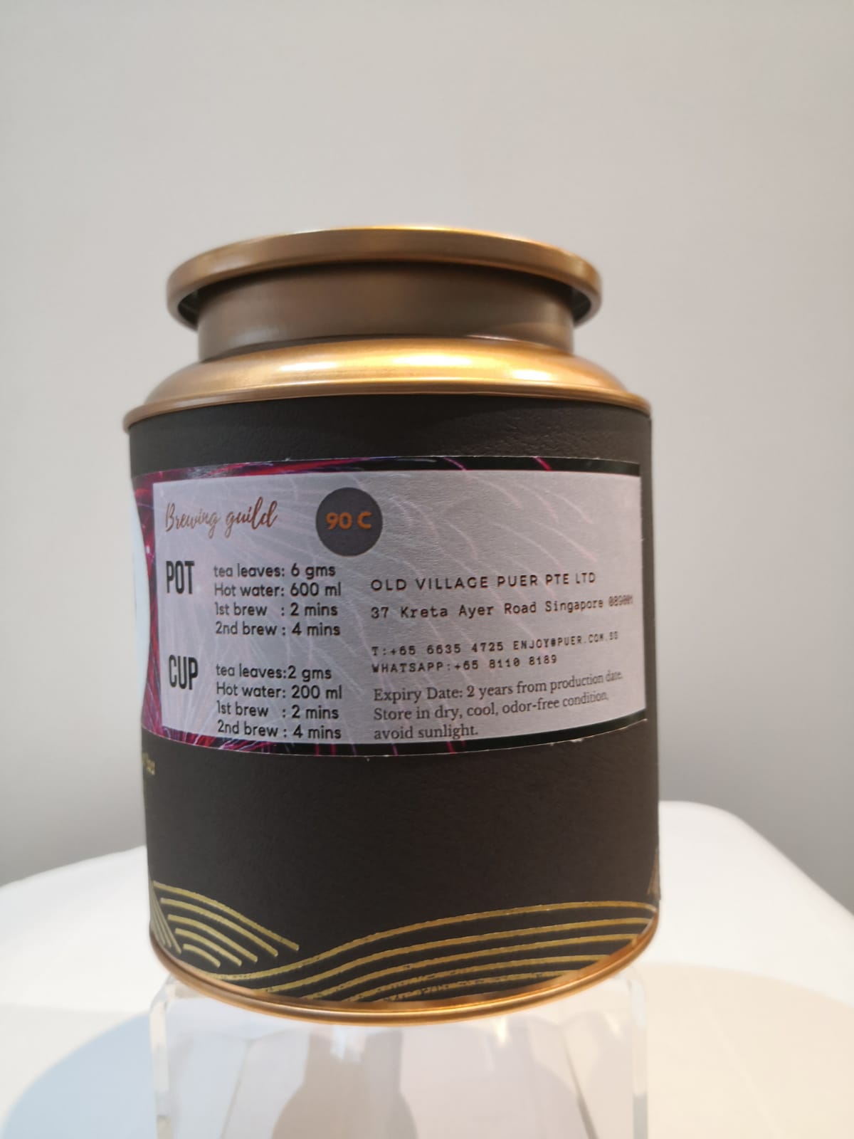 OVP Crimson Heritage™ Black Tea Gift Tin - OVP Tea