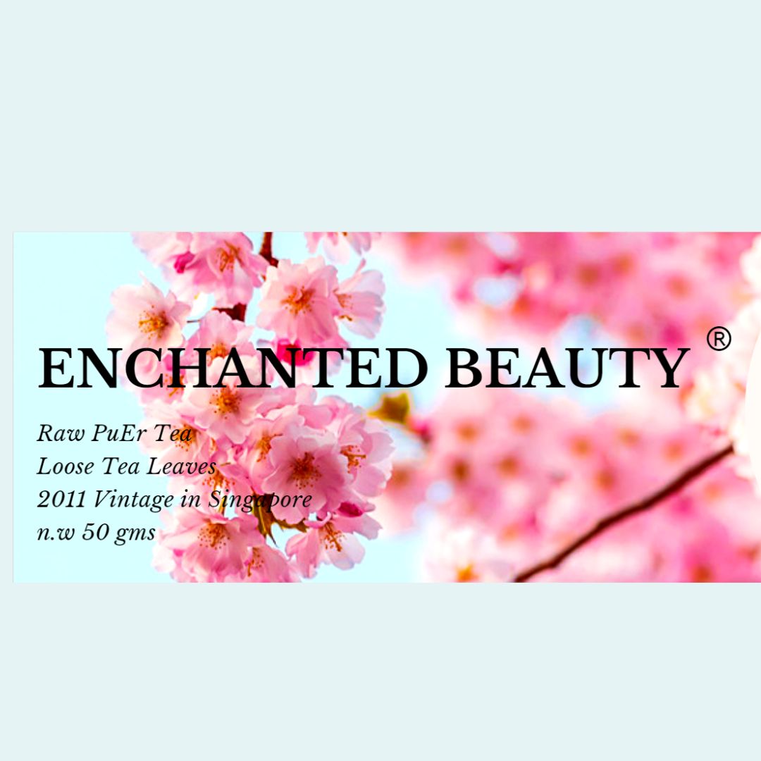 ENCHANTED BEAUTY® Old Village Sheng PuEr 2011 vintage loose leaves in Gift Tin - OVP Tea