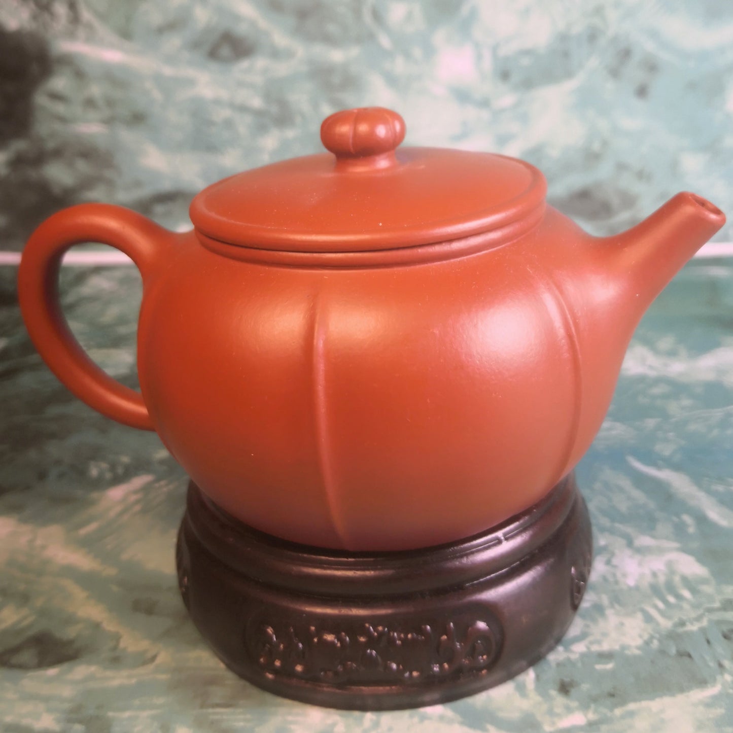Zisha teapot Lotus Petals, handmade by artist Level 4, TANG Li-Jie（L4-2019） - OVP Tea