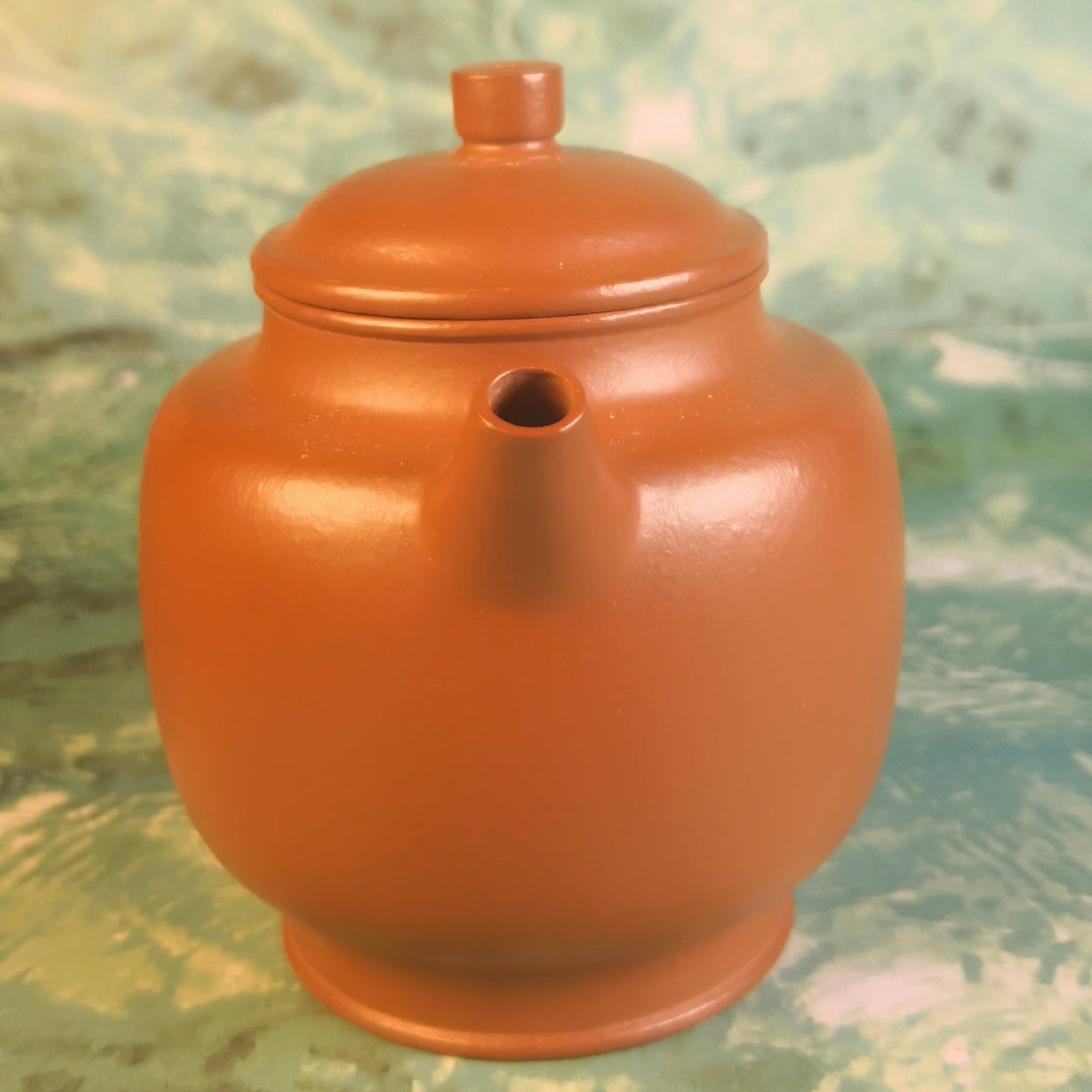 Zisha teapot Gong Deng, handmade by Artist Level 4 L4-2021) RAO Qing ZHU NI - OVP Tea