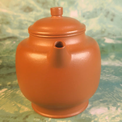 Zisha teapot Gong Deng, handmade by Artist Level 4 L4-2021) RAO Qing ZHU NI - OVP Tea