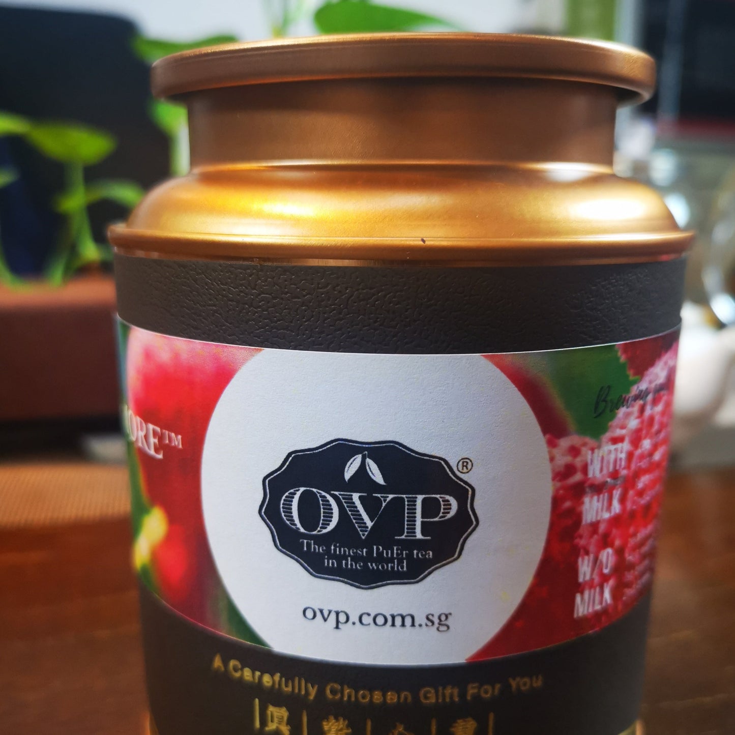 LYCHEE ONCE MORE Lychee Black Tea loose leaves - OVP Tea