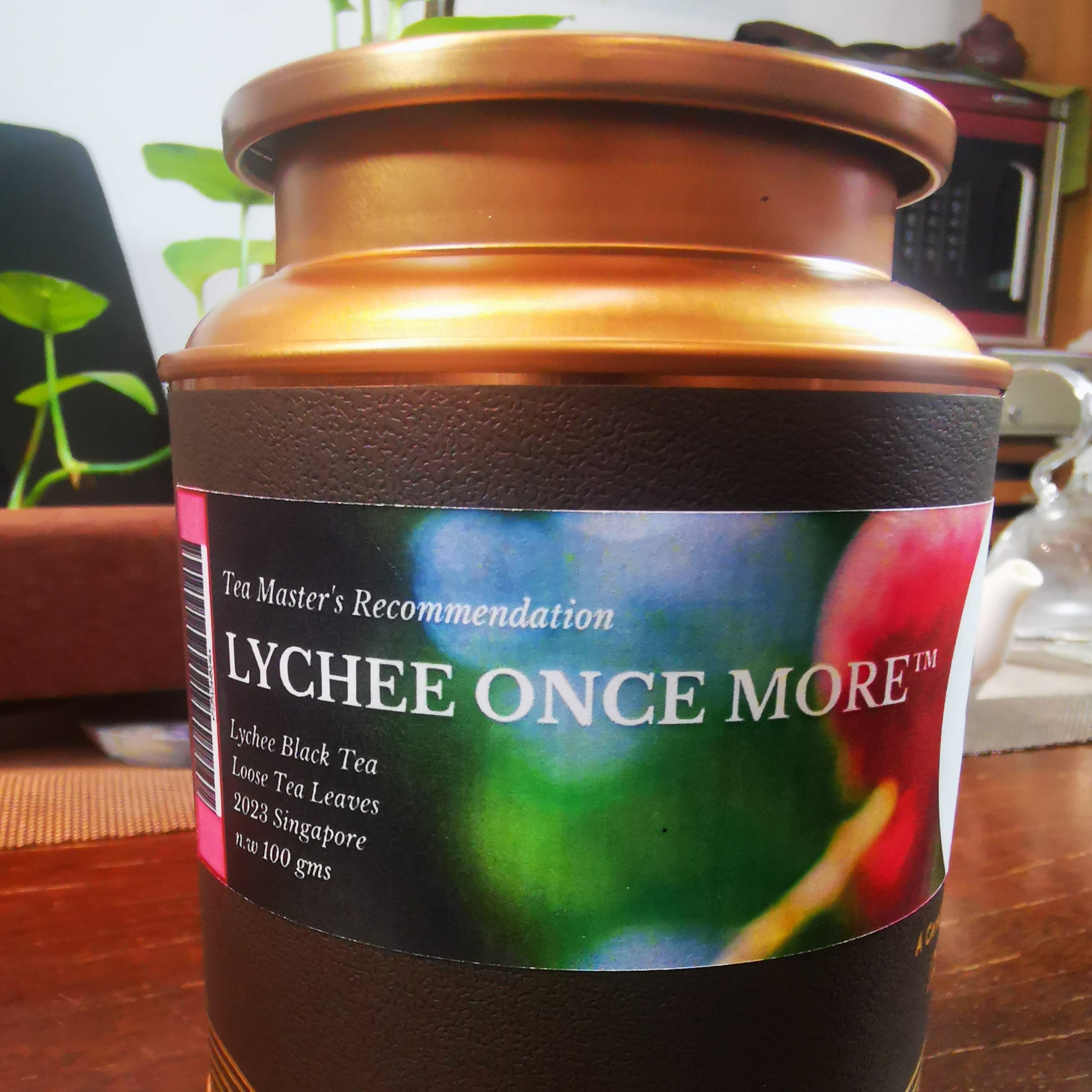 LYCHEE ONCE MORE Lychee Black Tea loose leaves - OVP Tea