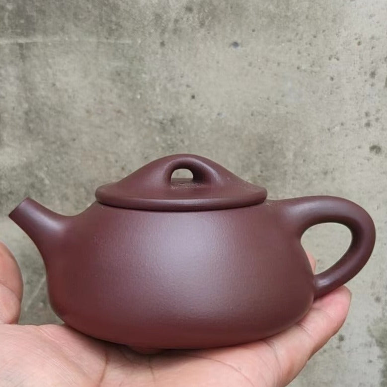 Zisha teapot Jing Zhou Shi Piao, handmade by Studio Craftsmanship, Zi Ni - OVP Tea