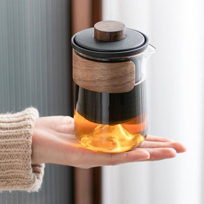 Travel Brewing Set - Portable Porcelain Tea Brewing Set with 3 cups and a carrier pouch - OVP Tea