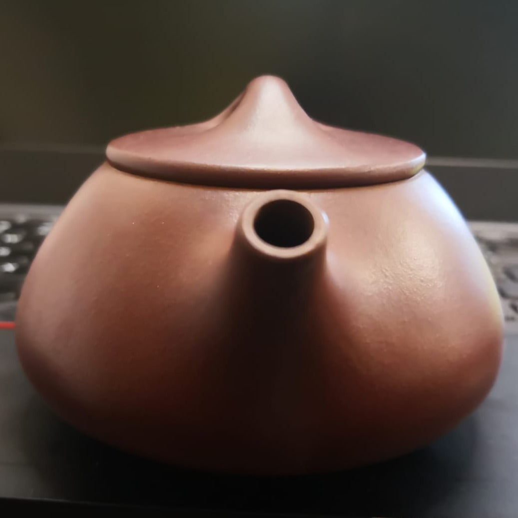 Zisha teapot Jing Zhou Shi Piao, handmade by Studio Craftsmanship, Zi Ni - OVP Tea