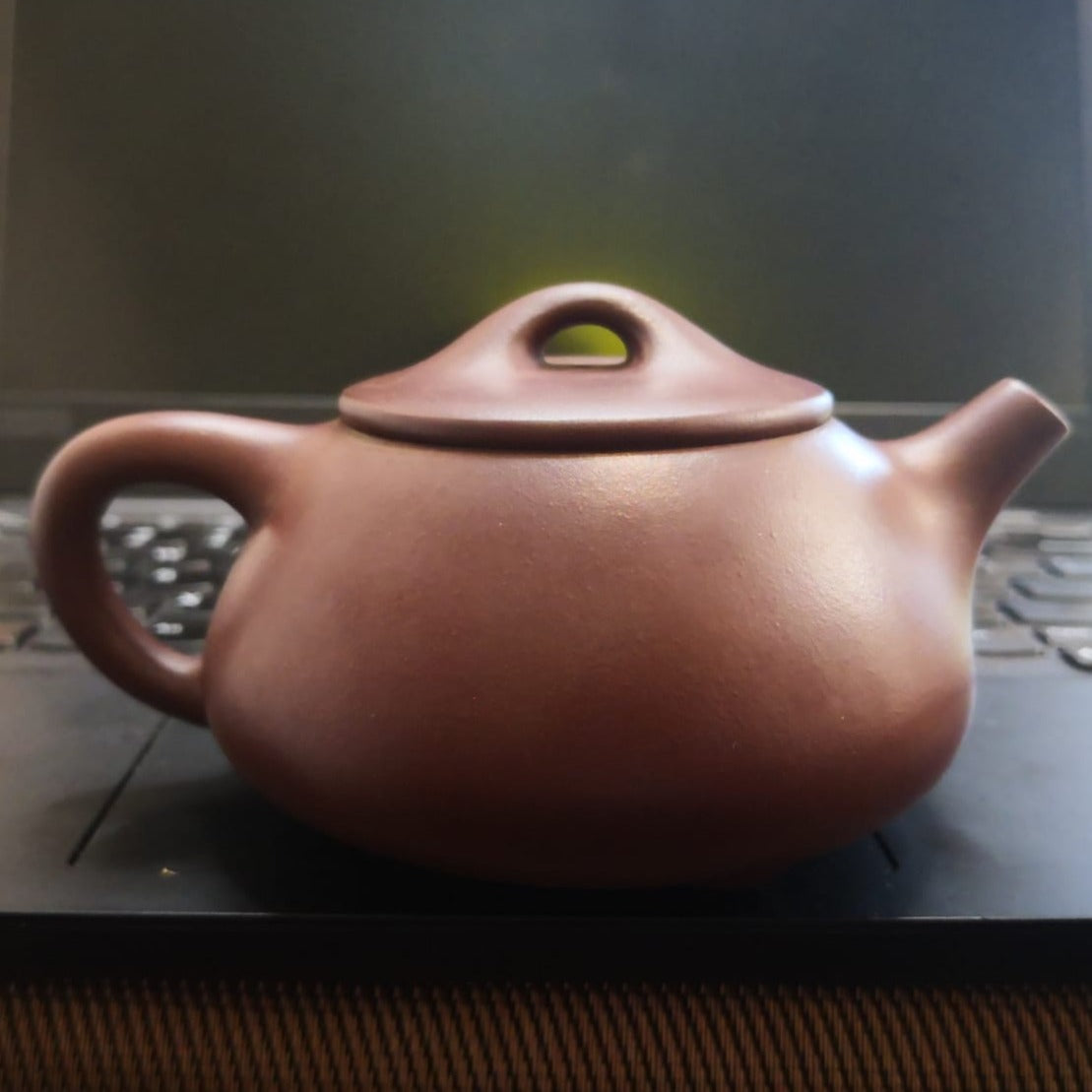 Zisha teapot Jing Zhou Shi Piao, handmade by Studio Craftsmanship, Zi Ni - OVP Tea