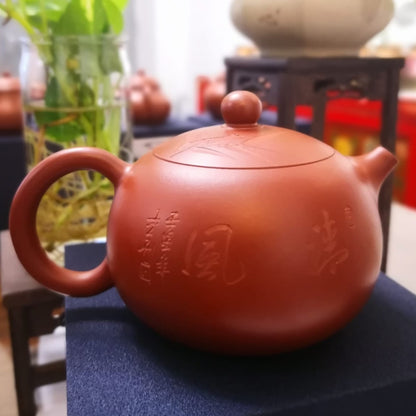 Zisha teapot Xi Shi, handmade by Studio Craftsmanship,Zu Ni - OVP Tea