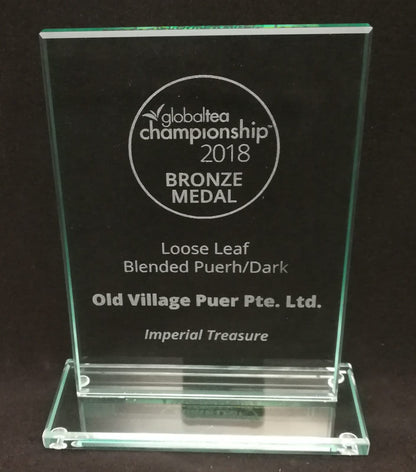 IMPERIAL TREASURE, Award-Winning Old Village Jasmine PuEr Loose Tea in Tin - OVP Tea