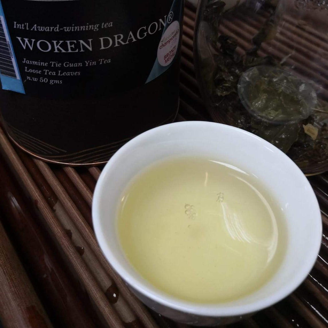 WOKEN DRAGON®, Award-Winning Old Village Jasmine Oolong Loose Tea - OVP Tea